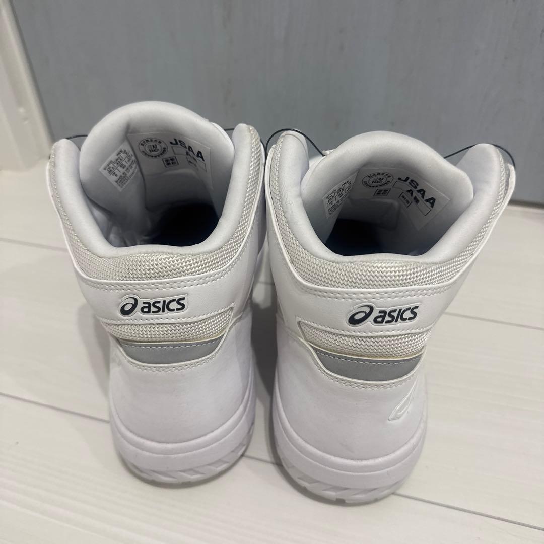 asics BOAシステム ホワイト安全靴