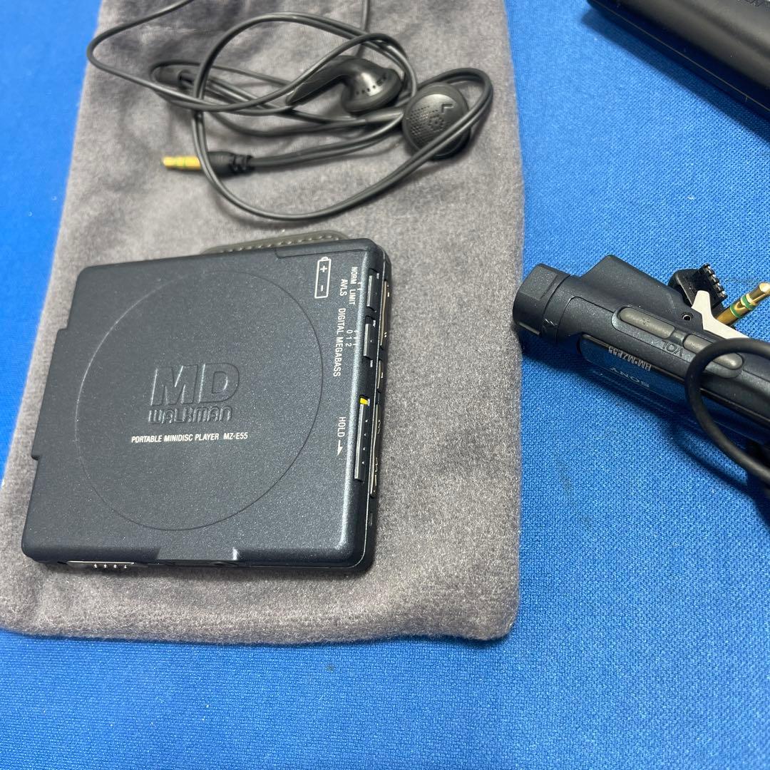SONY MD WALKMAN MZ-E55　ソニー　MDウォークマン