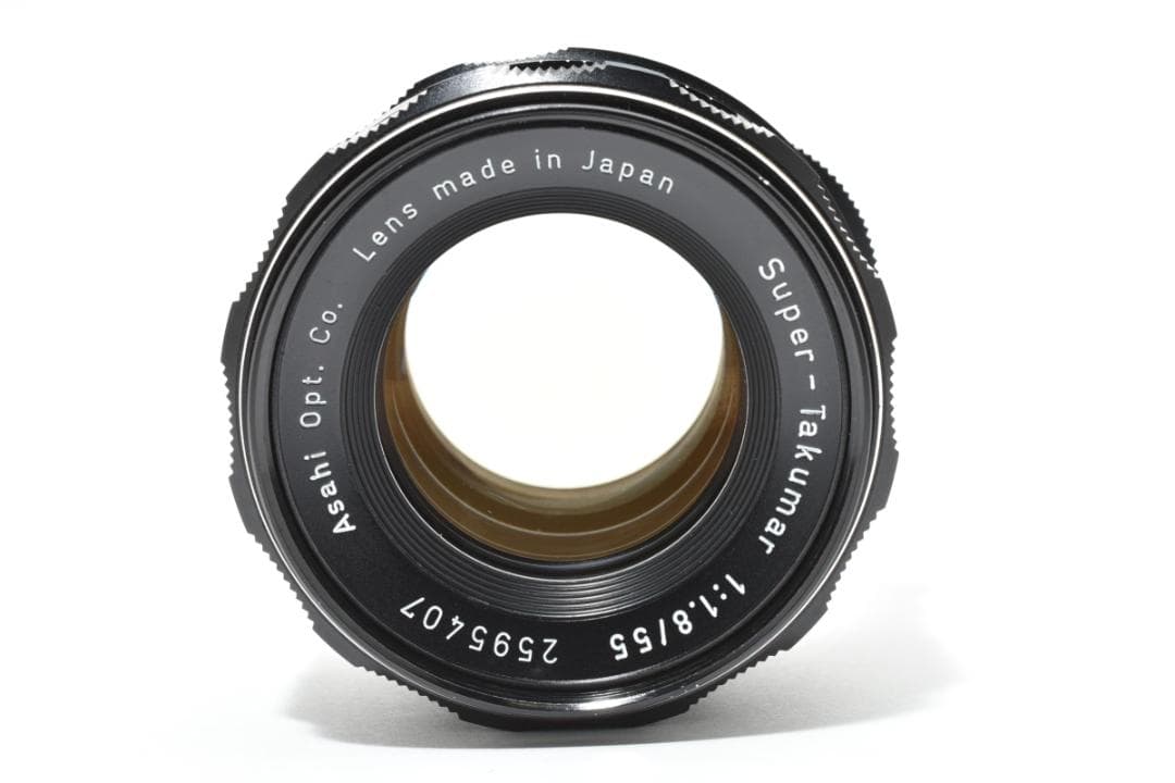 アサヒペンタックス スーパータクマーカメラレンズ 55mm f1.8