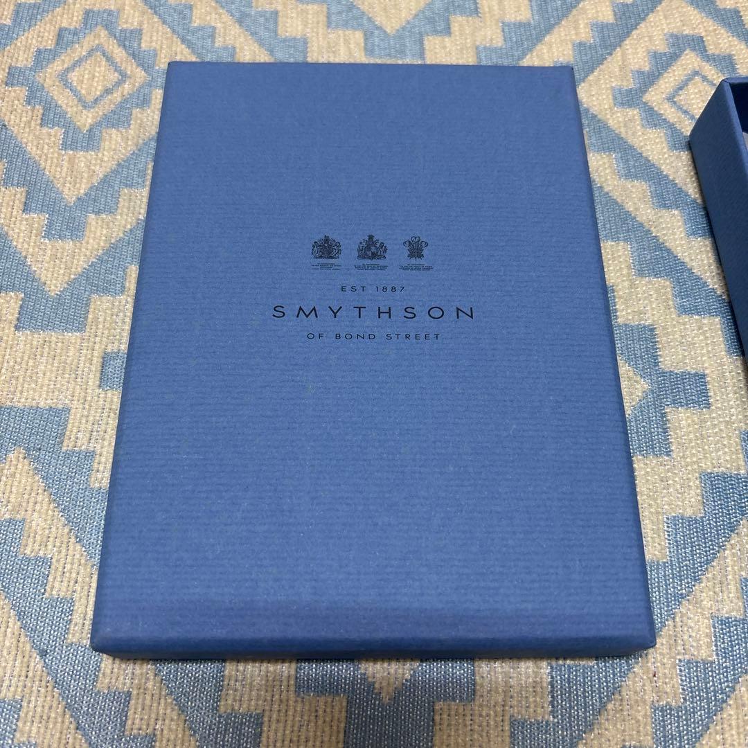 【未使用】SMYTHSON パナマノート グリーン MAKE IT HAPPEN