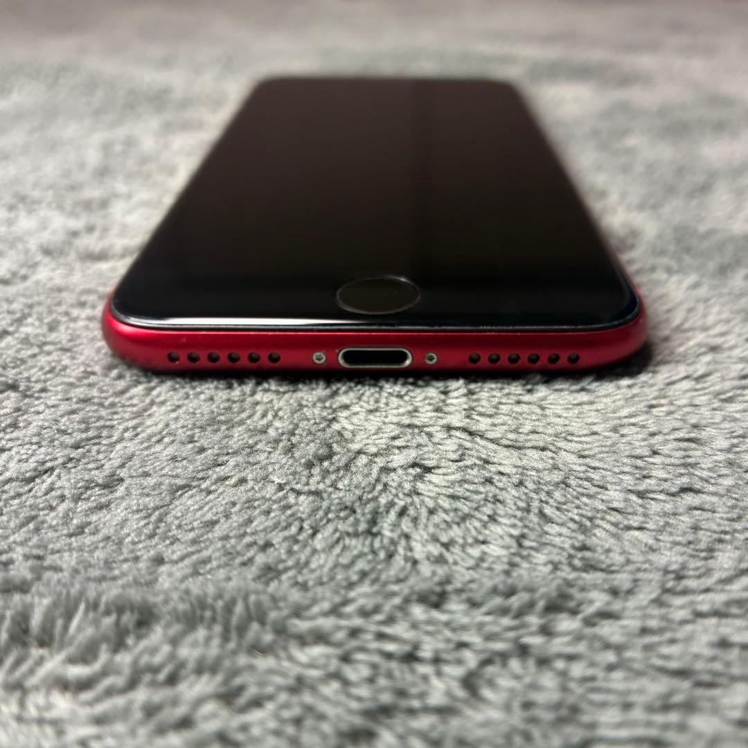 【美品】 iPhone SE2 128GB レッド SIMフリー ケーブル付