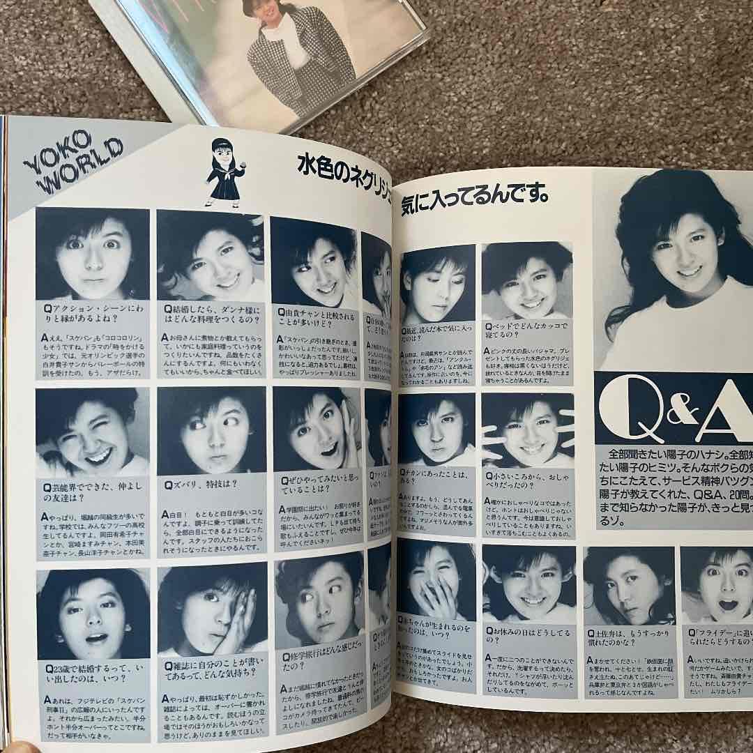 南野陽子　写真集、ONKYO Radianパンフレット　など　5点セット