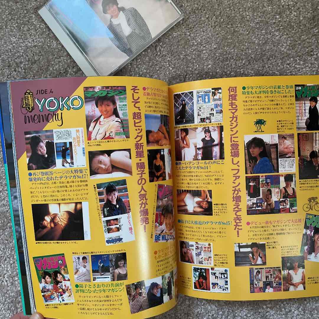南野陽子　写真集、ONKYO Radianパンフレット　など　5点セット