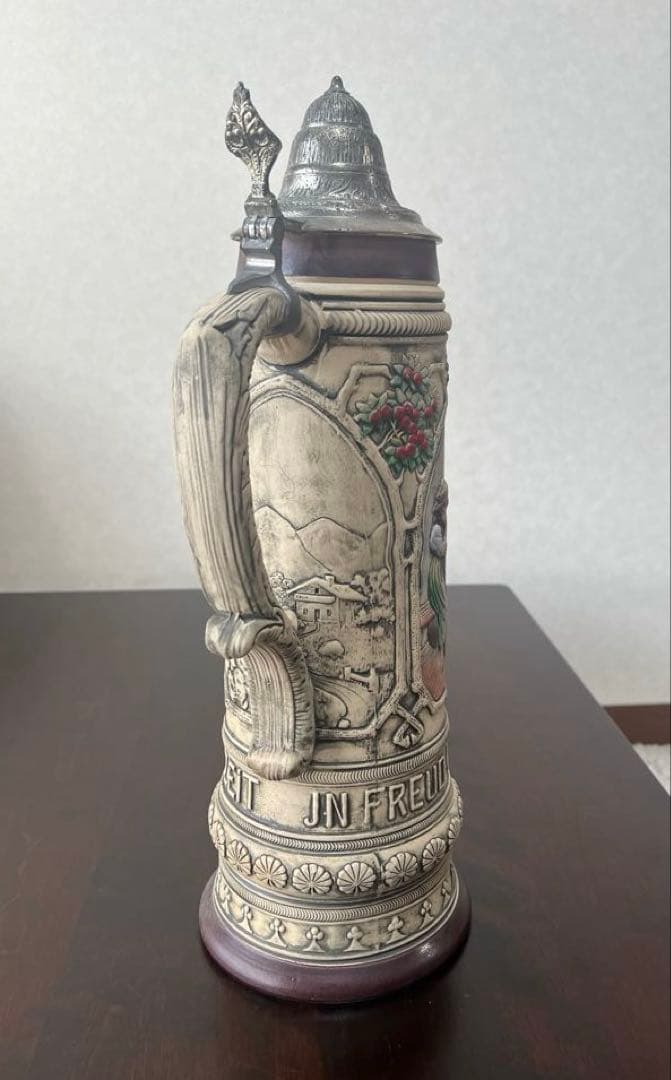 ドイツ土産　ビアジョッキ　ビアマグ　置物　陶器　アンティーク