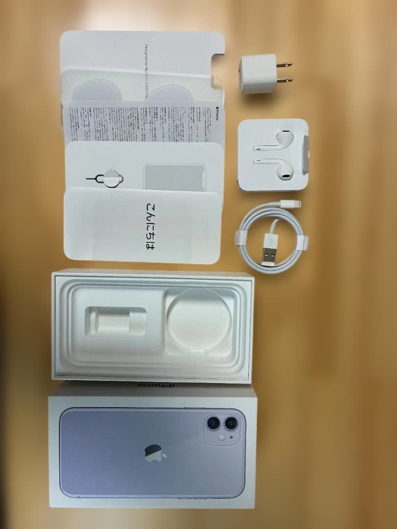 Apple iPhone 11 パープル 本体　64GB [箱・付属品あり]