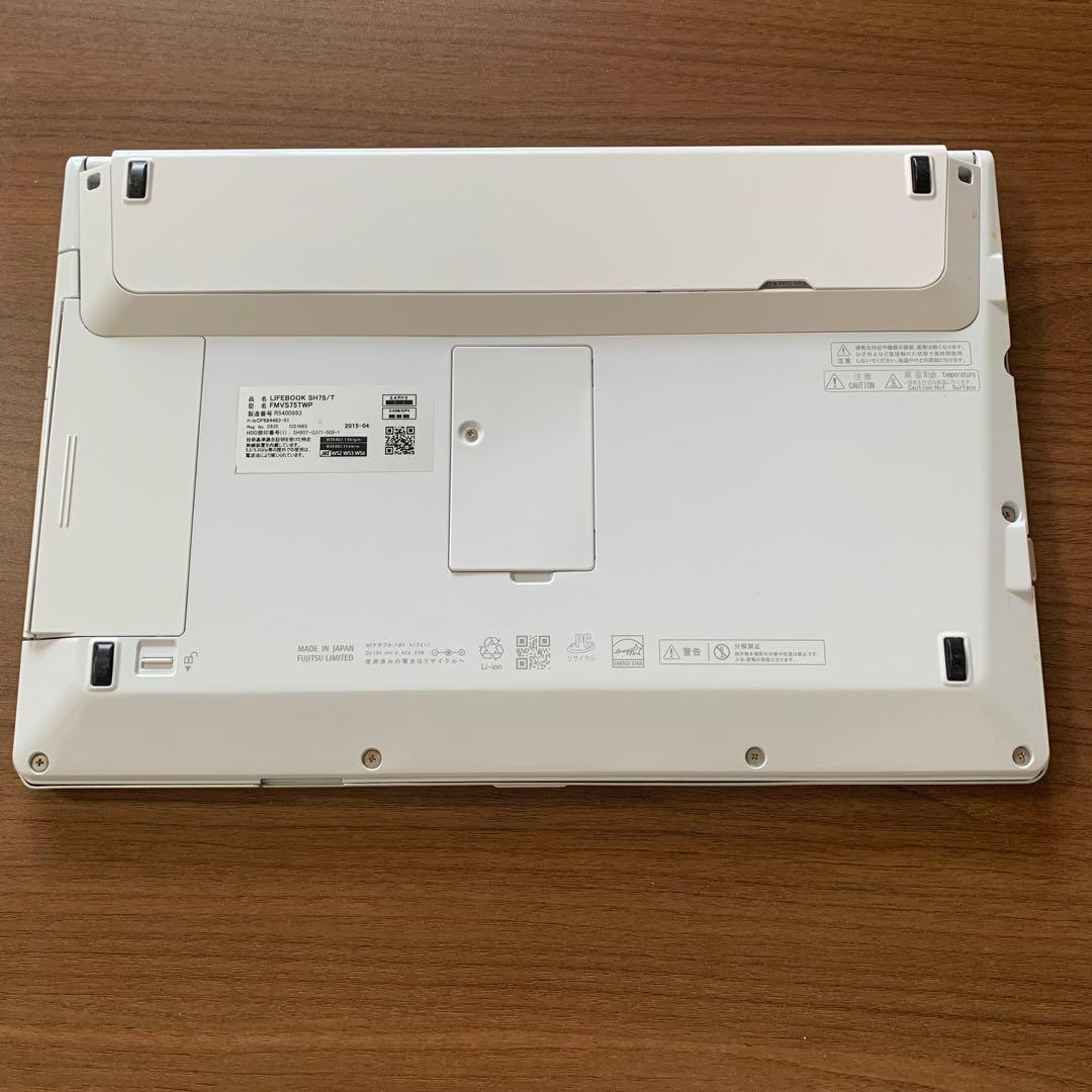 LIFEBOOK SH75/T ホワイトノートPC 中古品