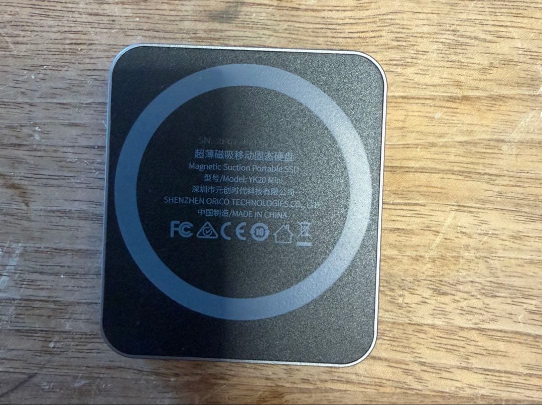 外付けハードディスク・ドライブ Yottamaster YK20 Mini 1TB SSD