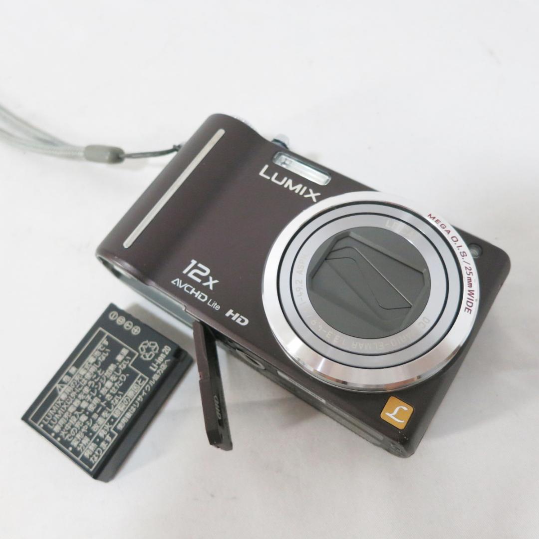 [美品] パナソニック LUMIX DMC-TZ7デジタルカメラ ブラウン