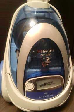 日立 2004年 強力 サイクロン式掃除機 CV-SH9 白青色