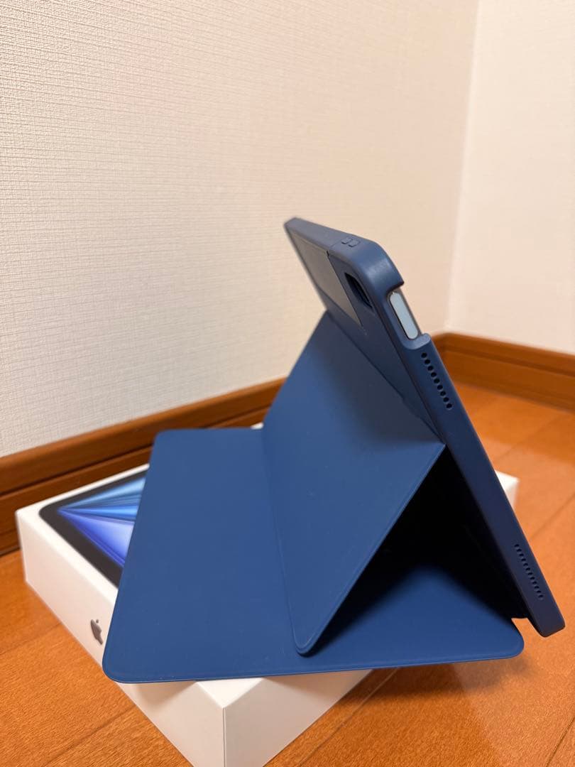 Apple iPadAir M3 11インチブルー（本体＋フィルム＋ケース付き）