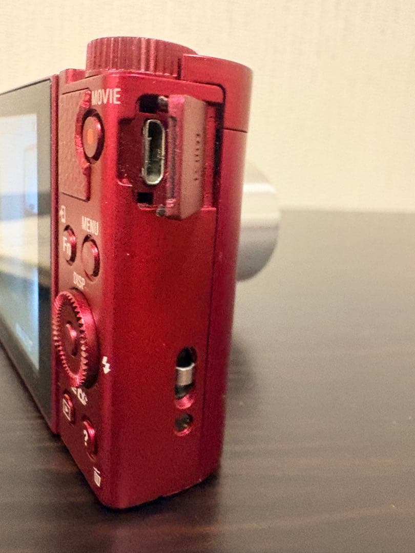 SONY コンパクトデジタルカメラ レッド DSCーWX500 専用ケース付き
