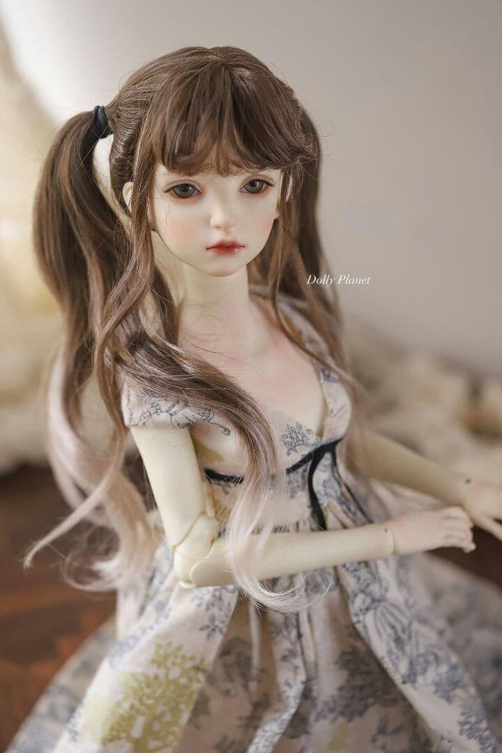 WN97 BJD 1/4 人形 ドール　用ウィッグ カツラ 耐熱 ハンドメイド