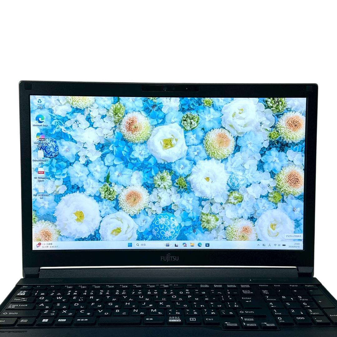 【極美品】LIFEBOOK 15型 12世代i5 16G ノートパソコン 871