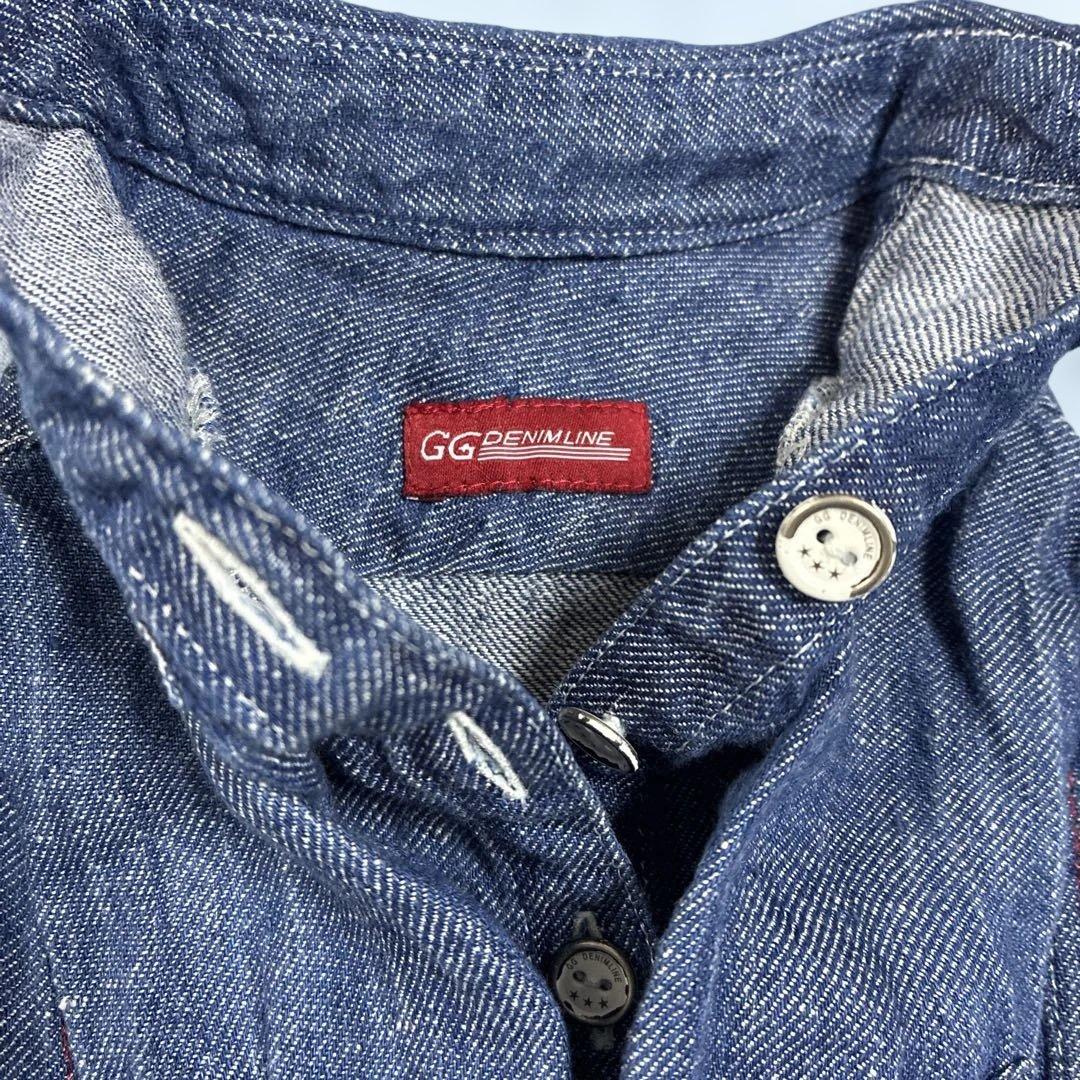 Atelier G.G アトリエジジ　size2　リネンデニムシャツワンピース