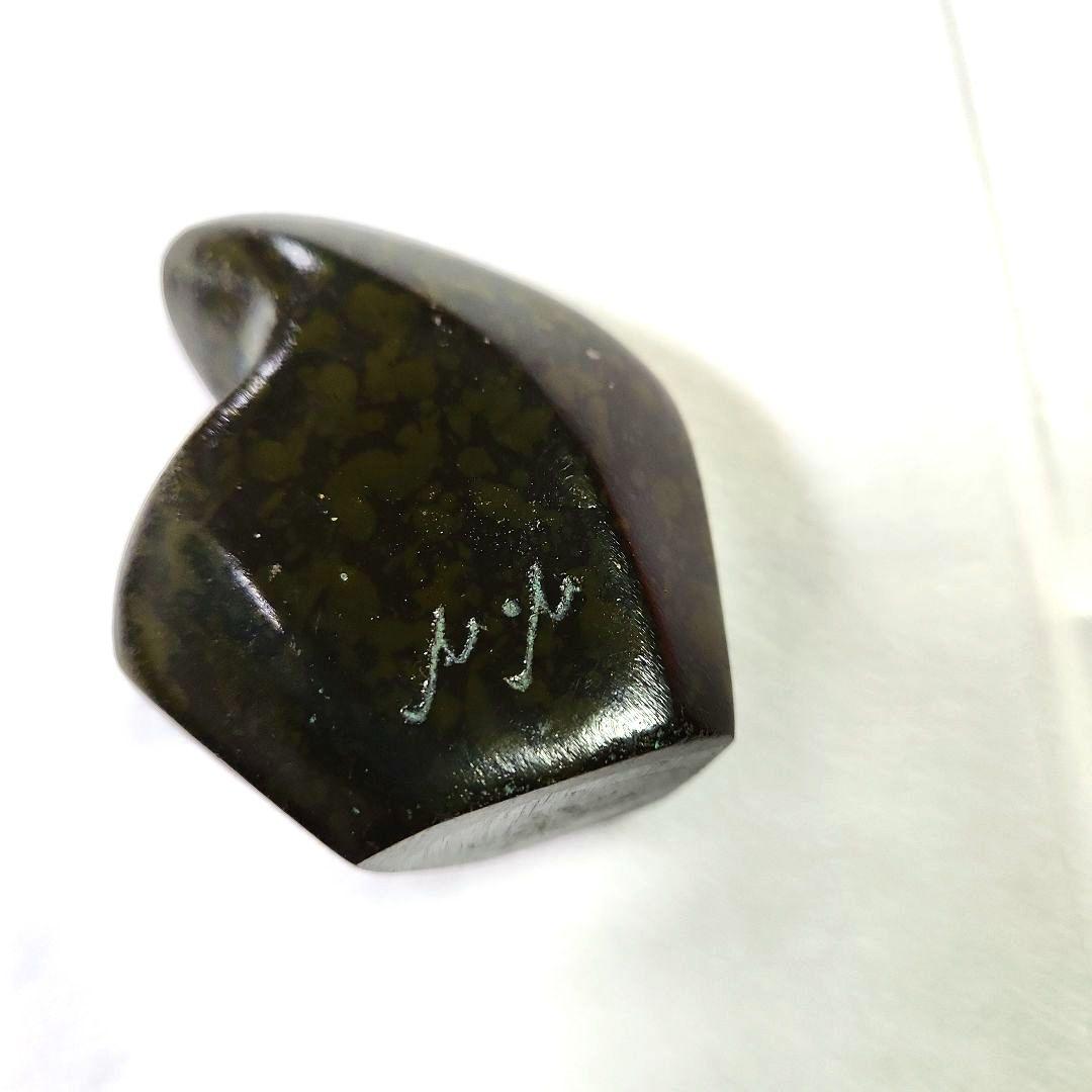 ミニ赤子を抱く母の銅像親子像の置物重い500g高さ7cm