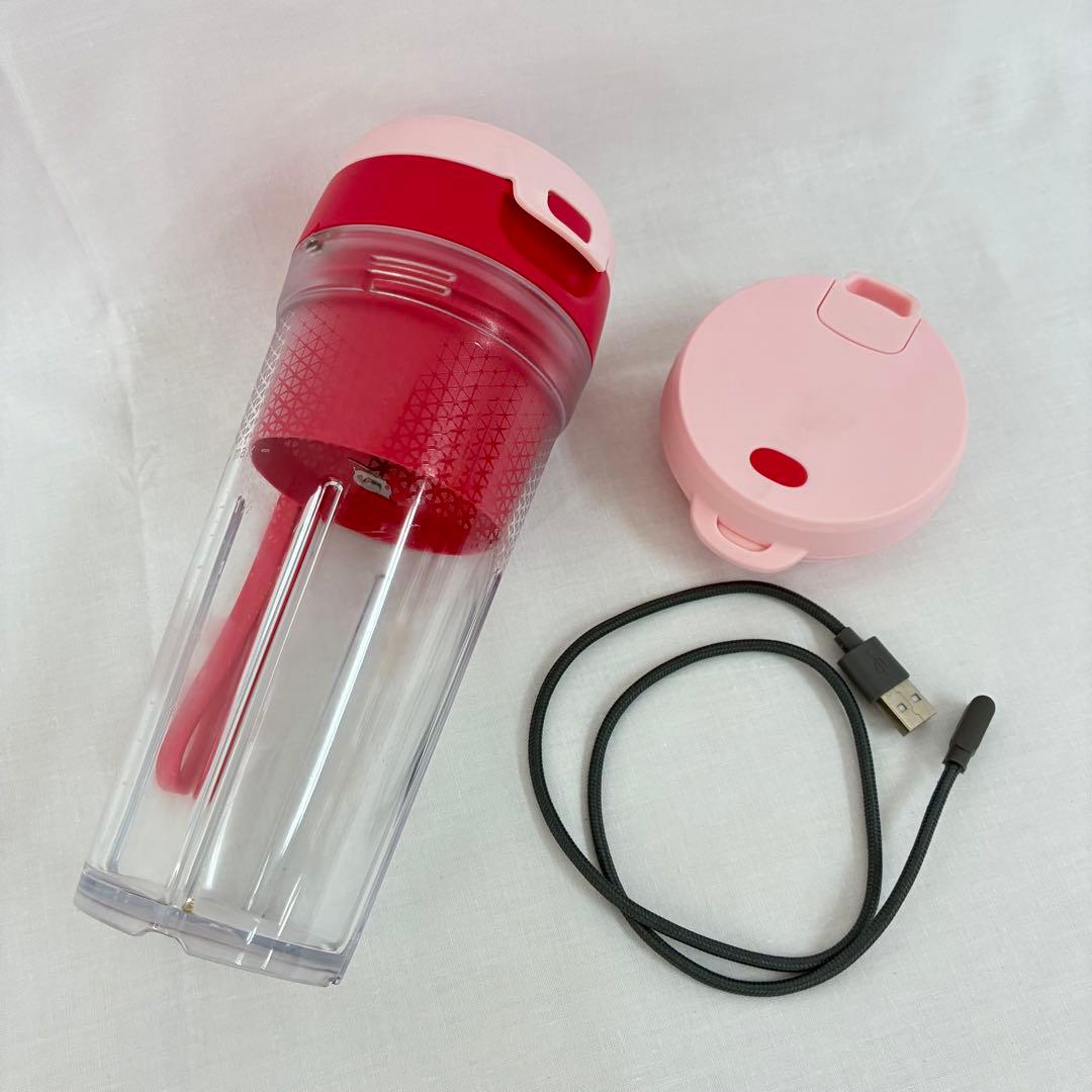【Tupperware】コールドブレンダー ピンク 充電式ジューサー