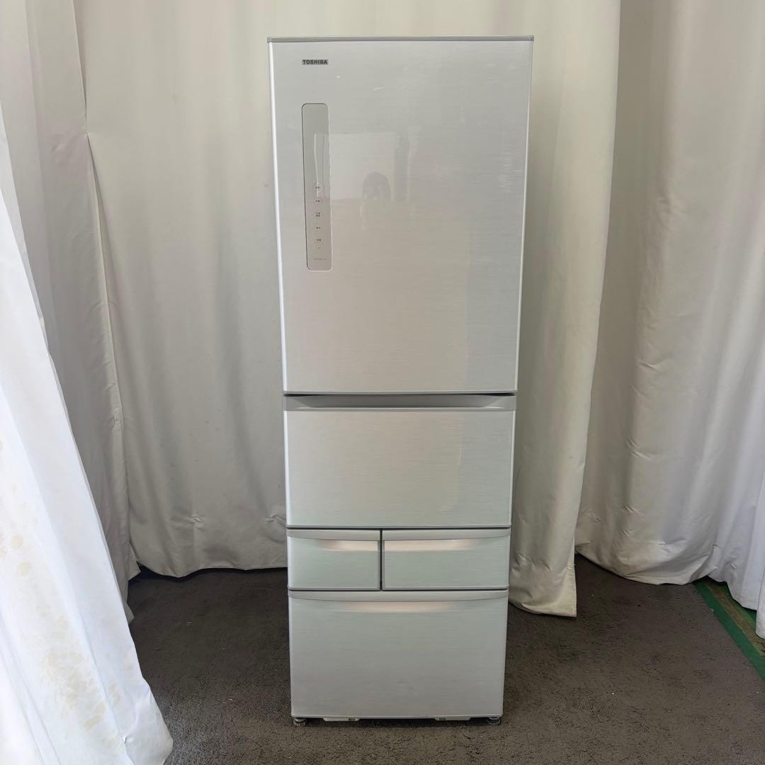 232⭕️冷蔵庫　安い　東芝　大型　400ℓ-500ℓ　設置無料　右開き　自動製氷