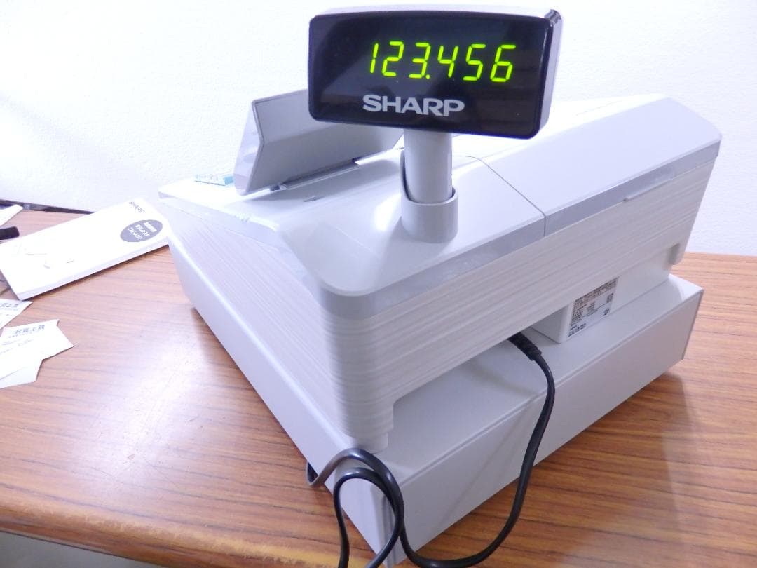 6230 設定無料 SHARP XE-A207W ホワイト 電子レジスター