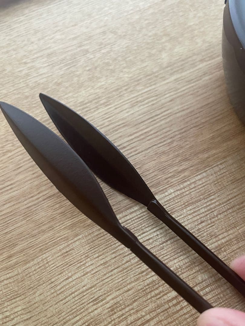 【未使用】茶道具 膳燭（ぜんしょく）銅製 手燭 燭台 夜咄 懐石 元箱付 美品