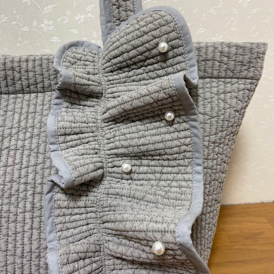韓国　ハンドメイド　イブル　ヌビバッグ　ヌビフリル付き