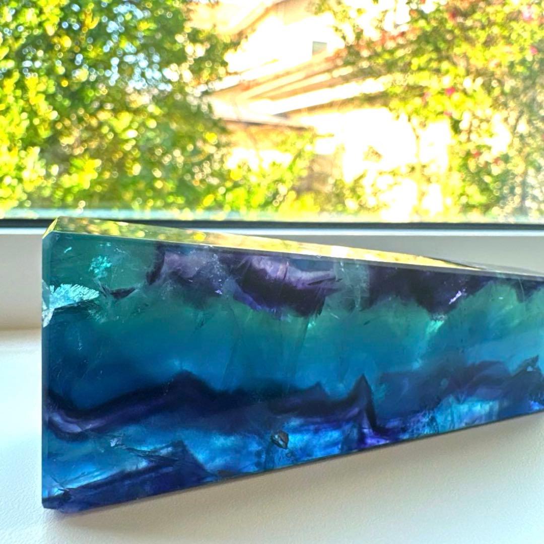 ブルーフローライト　タワー　183.3g10.3 フローライト Fluorite