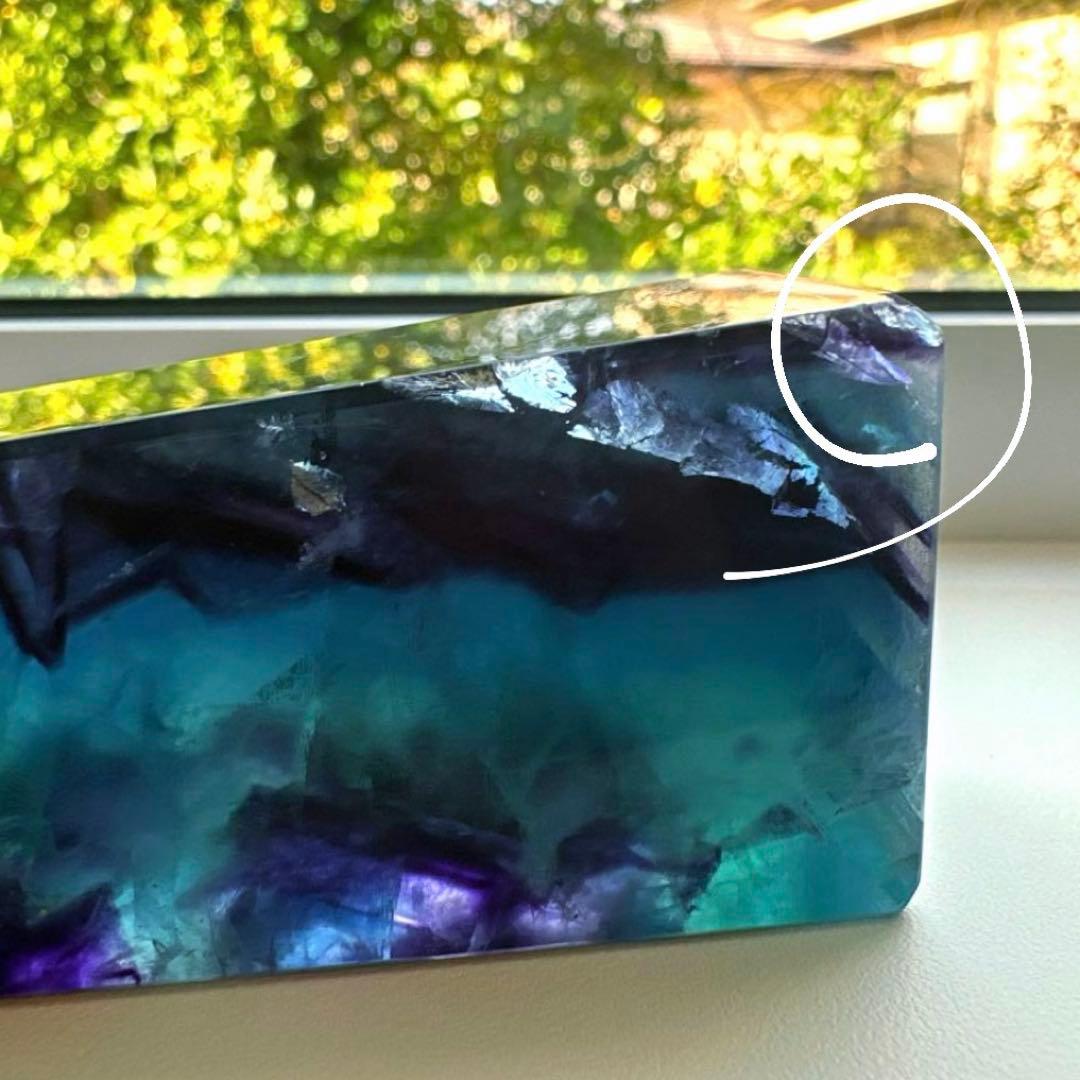 ブルーフローライト　タワー　183.3g10.3 フローライト Fluorite