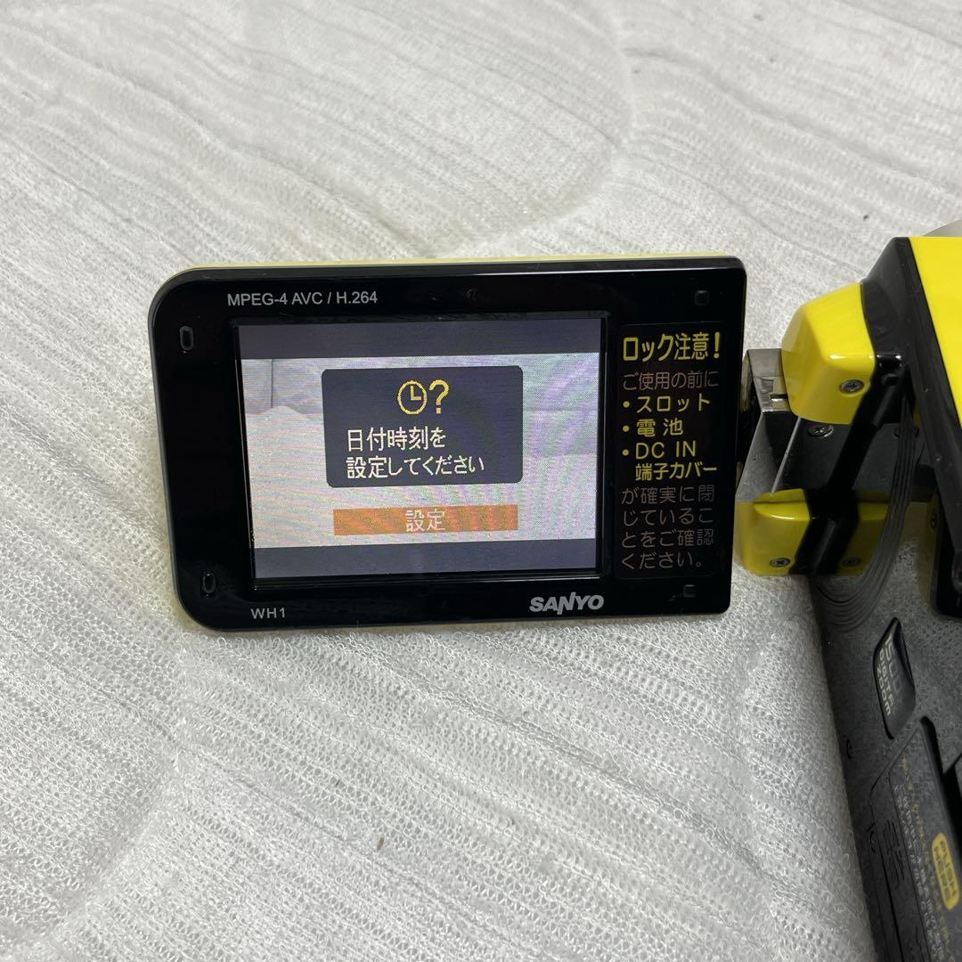 基本動作確認OK！　SANYO Xacti　DMX-WH1人気　イエロー