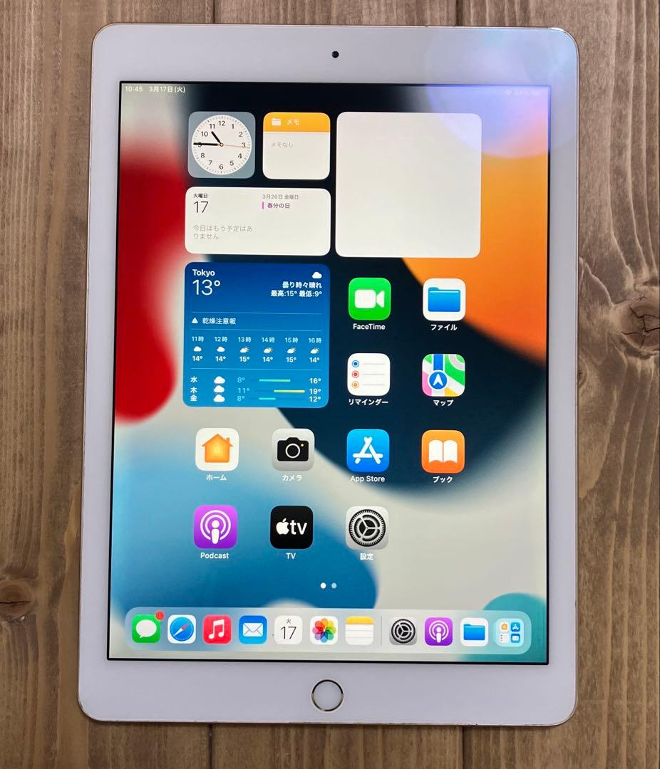 iPad Air2 A1566 ゴールド 64GB バッテリー最大容量100%