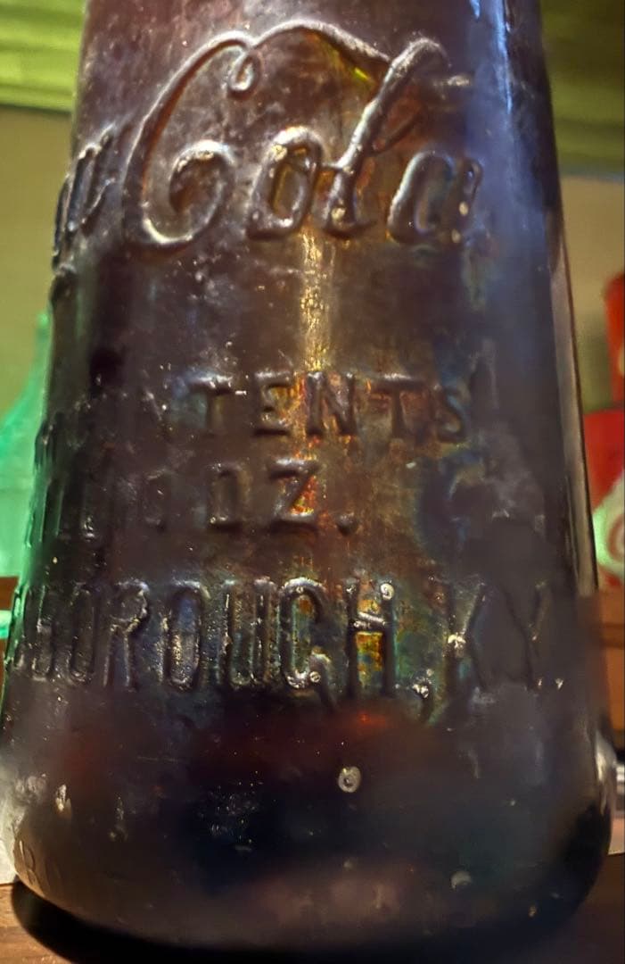 E6 秘蔵品 1900-10年代 コカコーラ ボトル　瓶