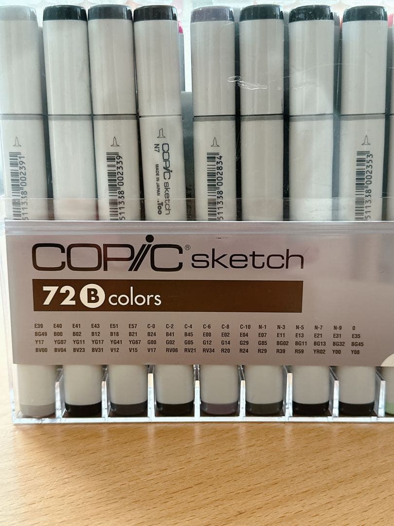 COPIC sketch 72色Bカラーセット コピックスケッチ