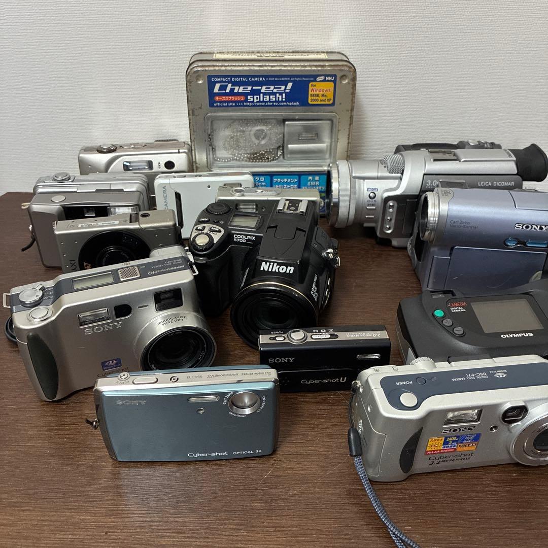 SONY Canon Nikon OLYMPUS等　デジタルカメラまとめ　15台