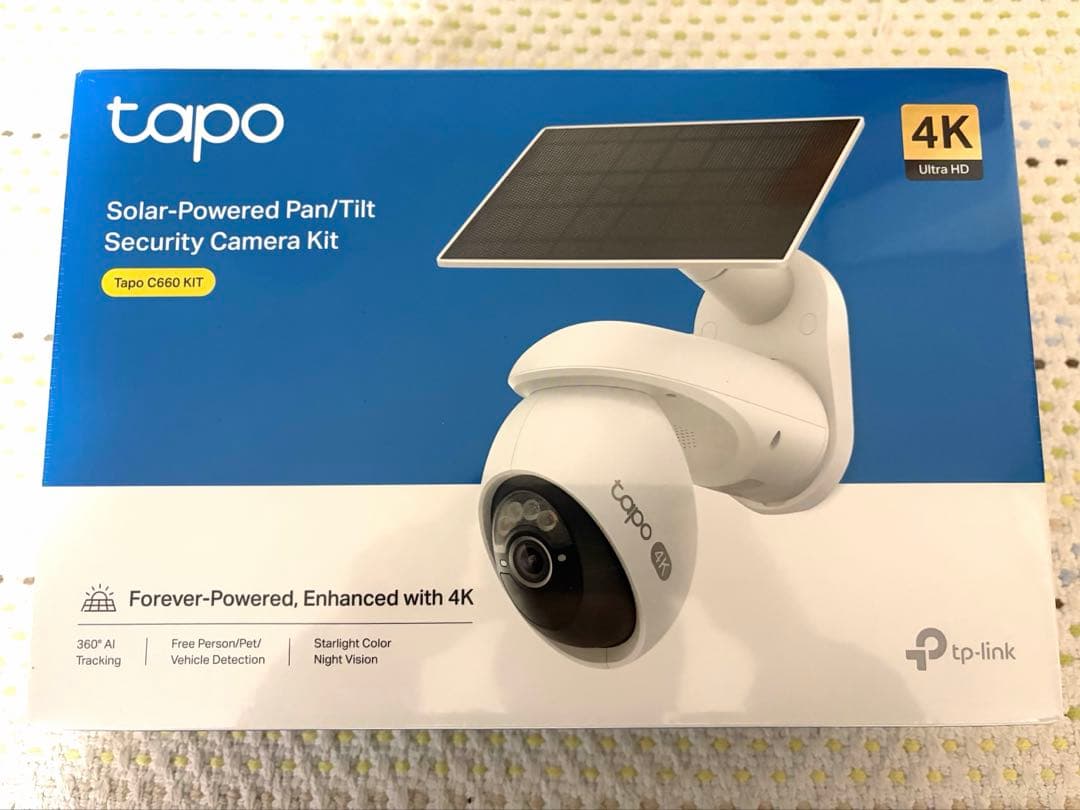新品未開封TP-Link Tapo TC92 KIT 防犯カメラ 4K
