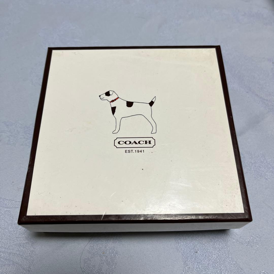 COACH レザー首輪 Mサイズ