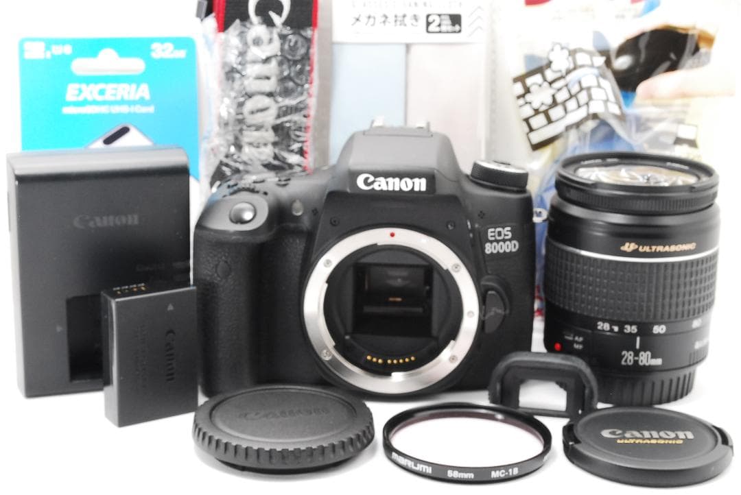 ✨ Canon EOS 8000D 一眼レフ カメラ スマホ転送 Wi-Fi