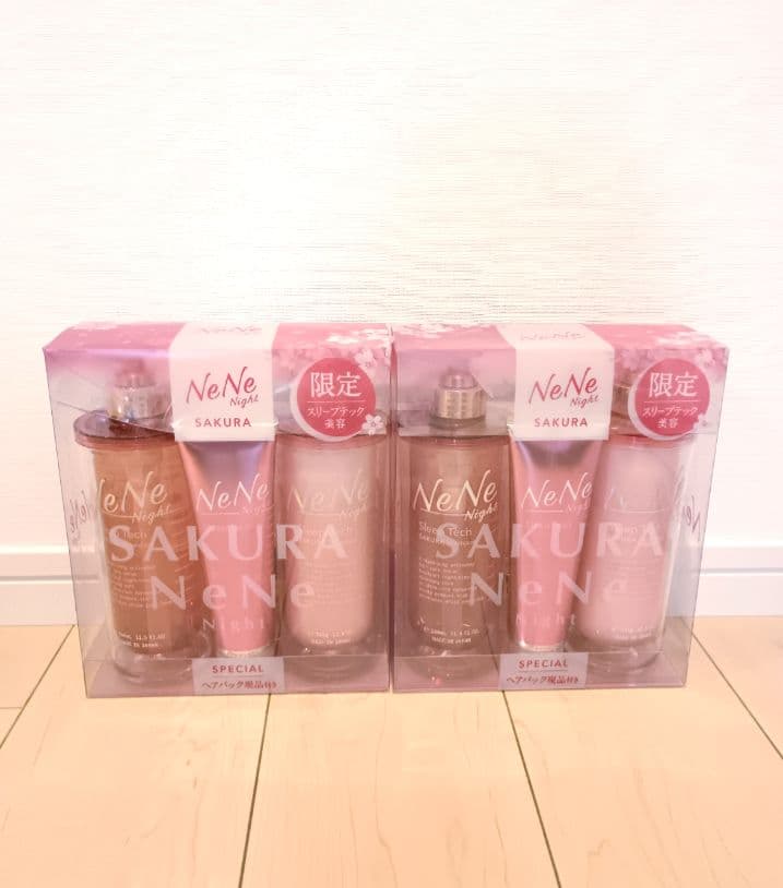 ネネナイト　シャンプー　トリートメント　本体　桜