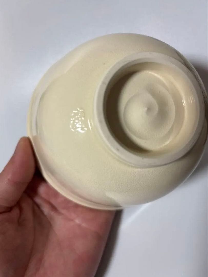【新品】薩摩焼　古垣嘉一造　金彩　鳳凰　茶碗　茶道具　抹茶碗