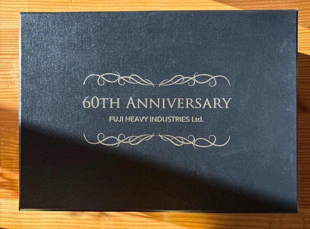 未使用　現スバル　￼富士重工業60周年記念 GLASS WORKS NARUMI
