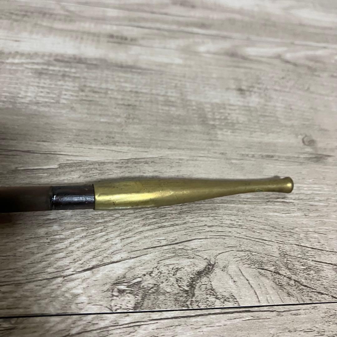 3F アンティーク煙管 キセル セット 桜皮細工 樺細工 刻みたばこ入れ 骨董品