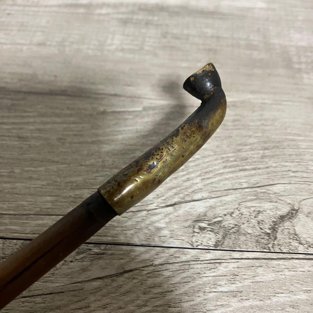 3F アンティーク煙管 キセル セット 桜皮細工 樺細工 刻みたばこ入れ 骨董品