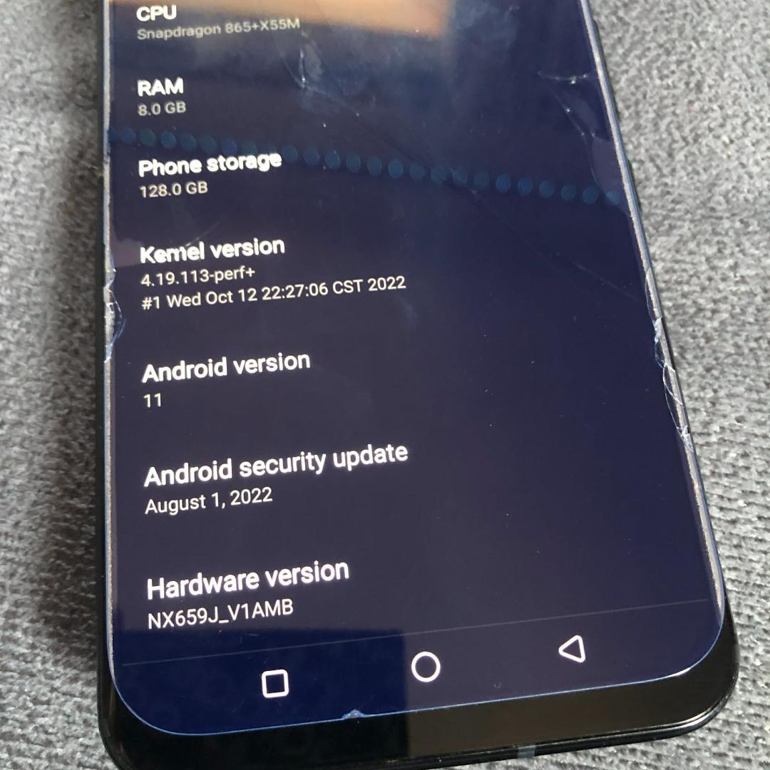 REDMAGIC 5G ゲーミングスマートフォン 8GB/128GB