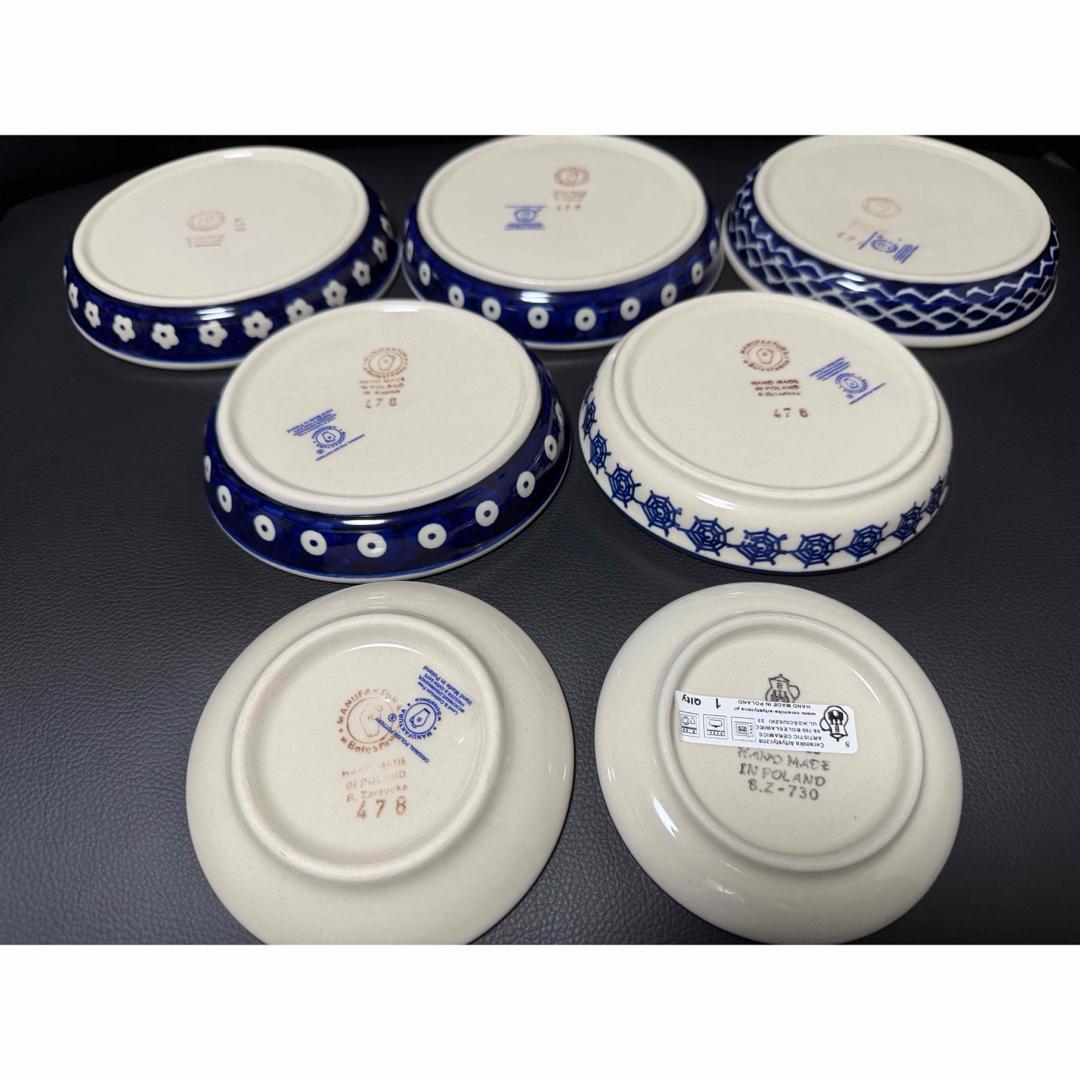 ポーリッシュポタリー 15cm 皿 7点セット ポーランド食器