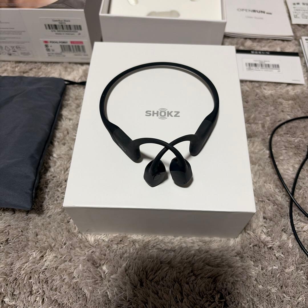 SHOKZ 骨伝導イヤホン ブラック値下げ交渉受付中