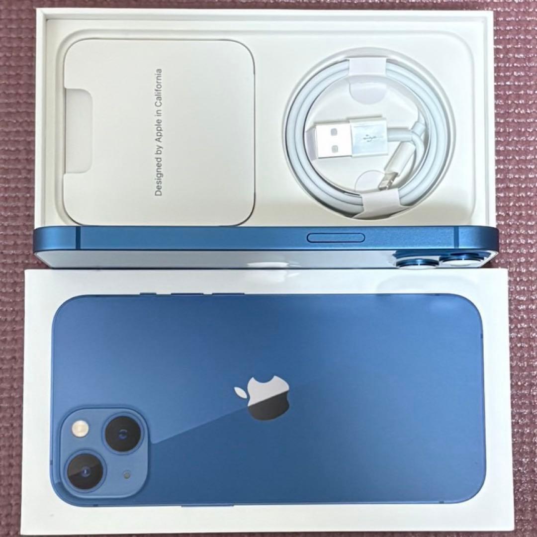 バッテリー最大容量100% iPhone13 128GB SIMフリー 本体