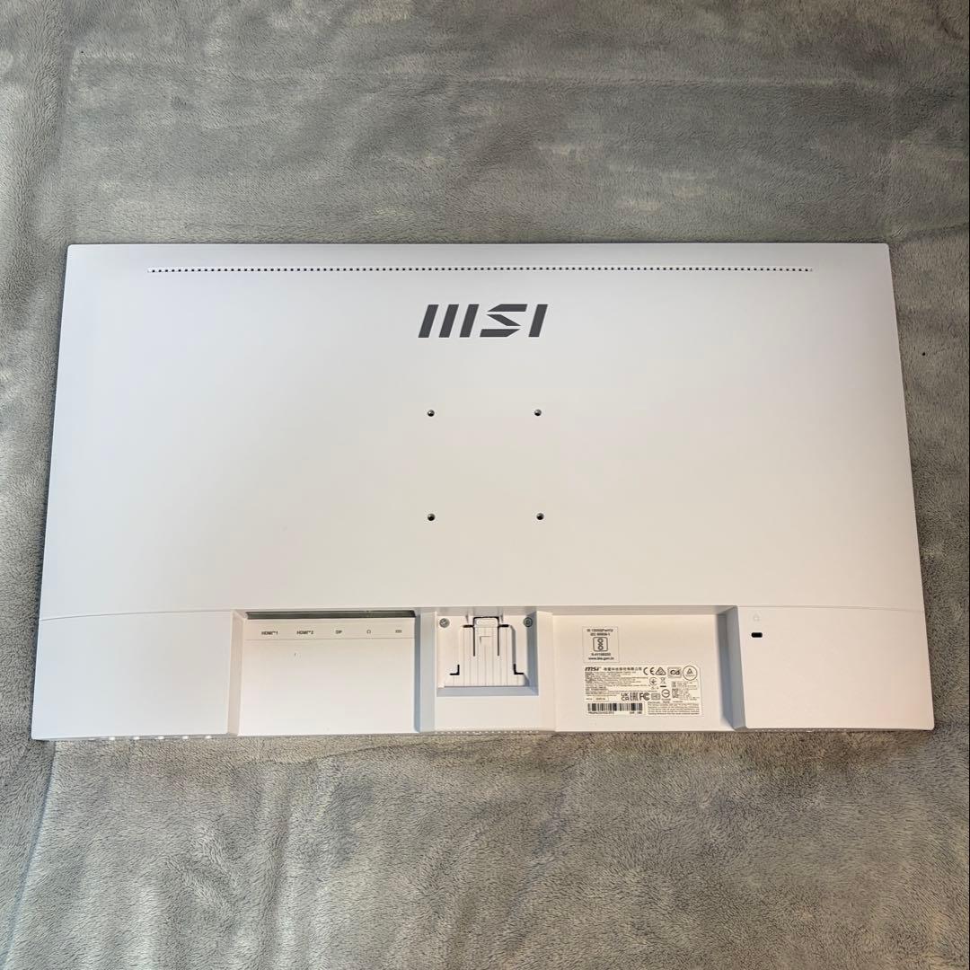 MSI モニター 27インチ WQHD PRO MP273QW E2 ホワイト