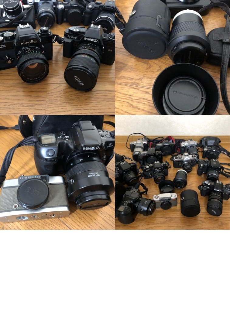 Canon MINOLTA PENTAX 一眼レフ　カメラ　まとめ　セット