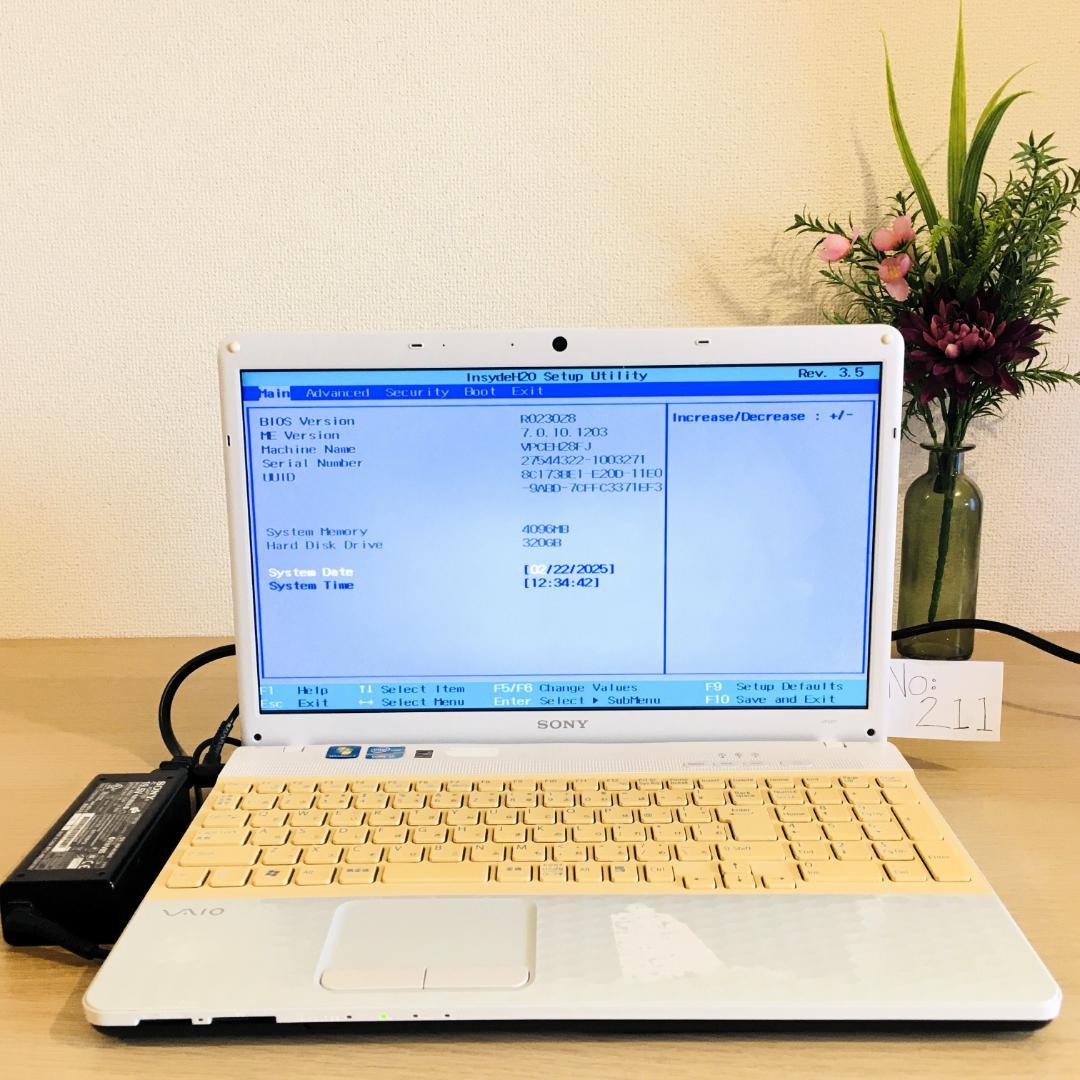 Sony Vaio ノートPC Win11Pro Office2021 パソコン