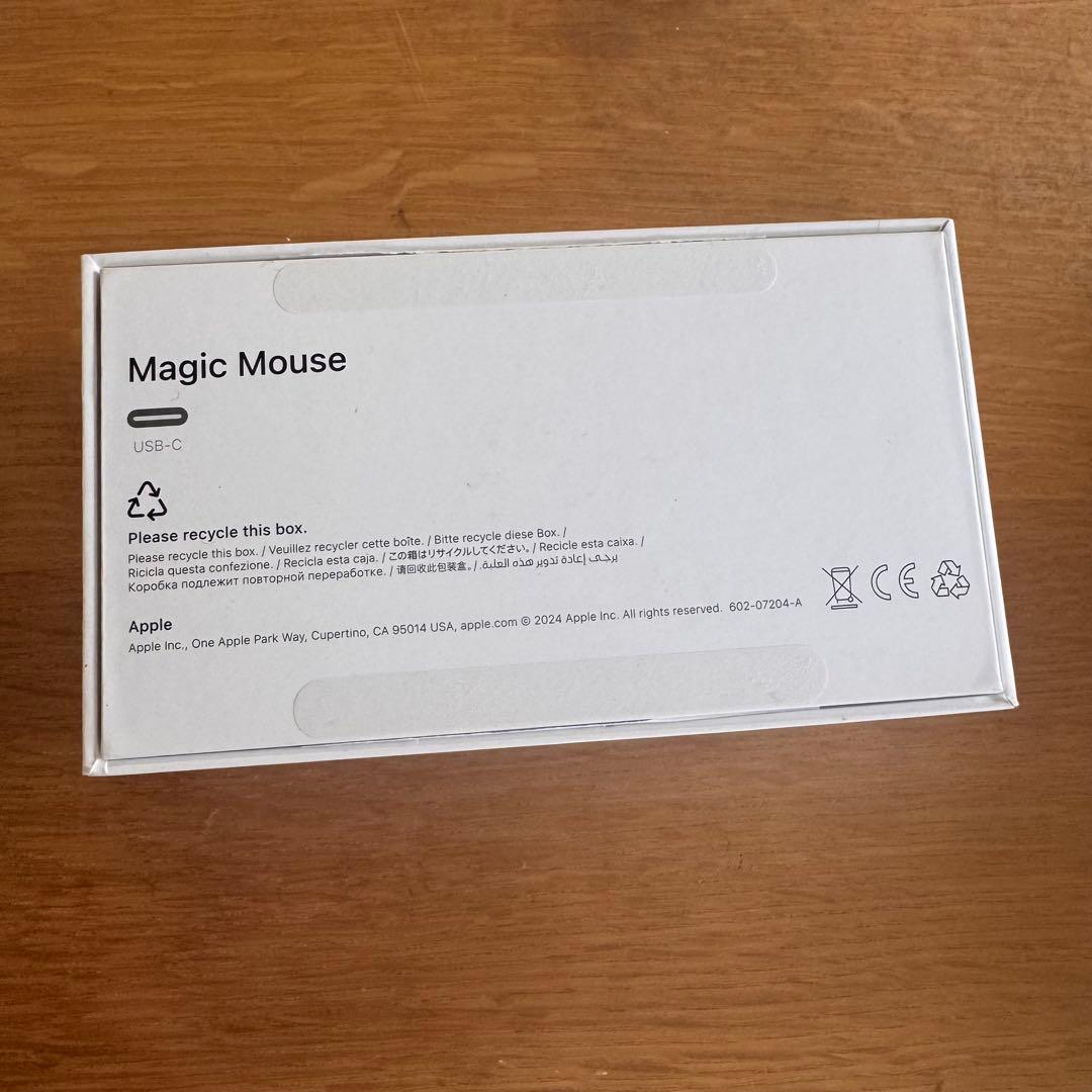 Magic Mouse USB-C 箱付き　ケーブルなし