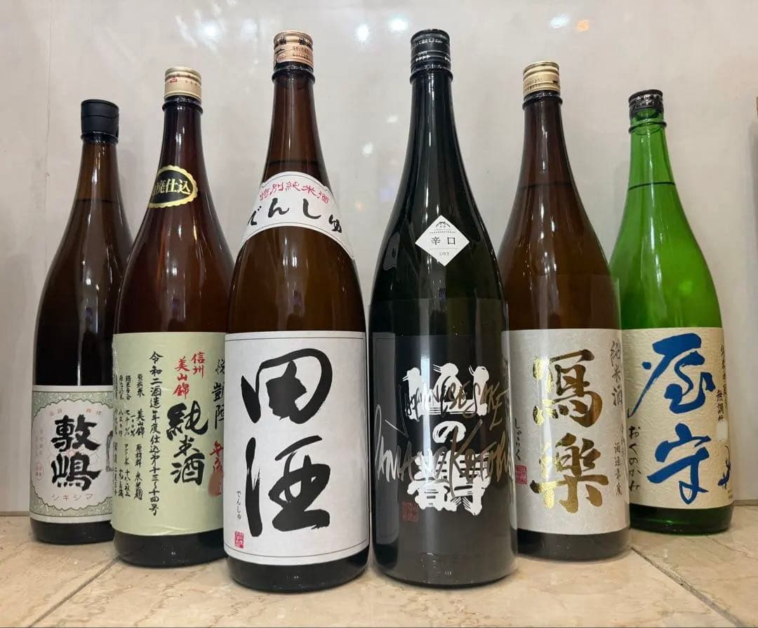 田酒・冩楽・悦凱陣・屋守・山の壽・敷島 1,800ml 大人気日本酒6本セット