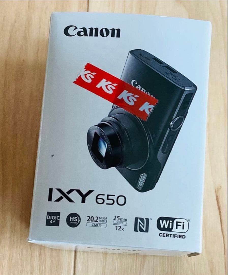 Canon IXY650コンパクトデジタルカメラ（32GB）動作確認済ケース付き