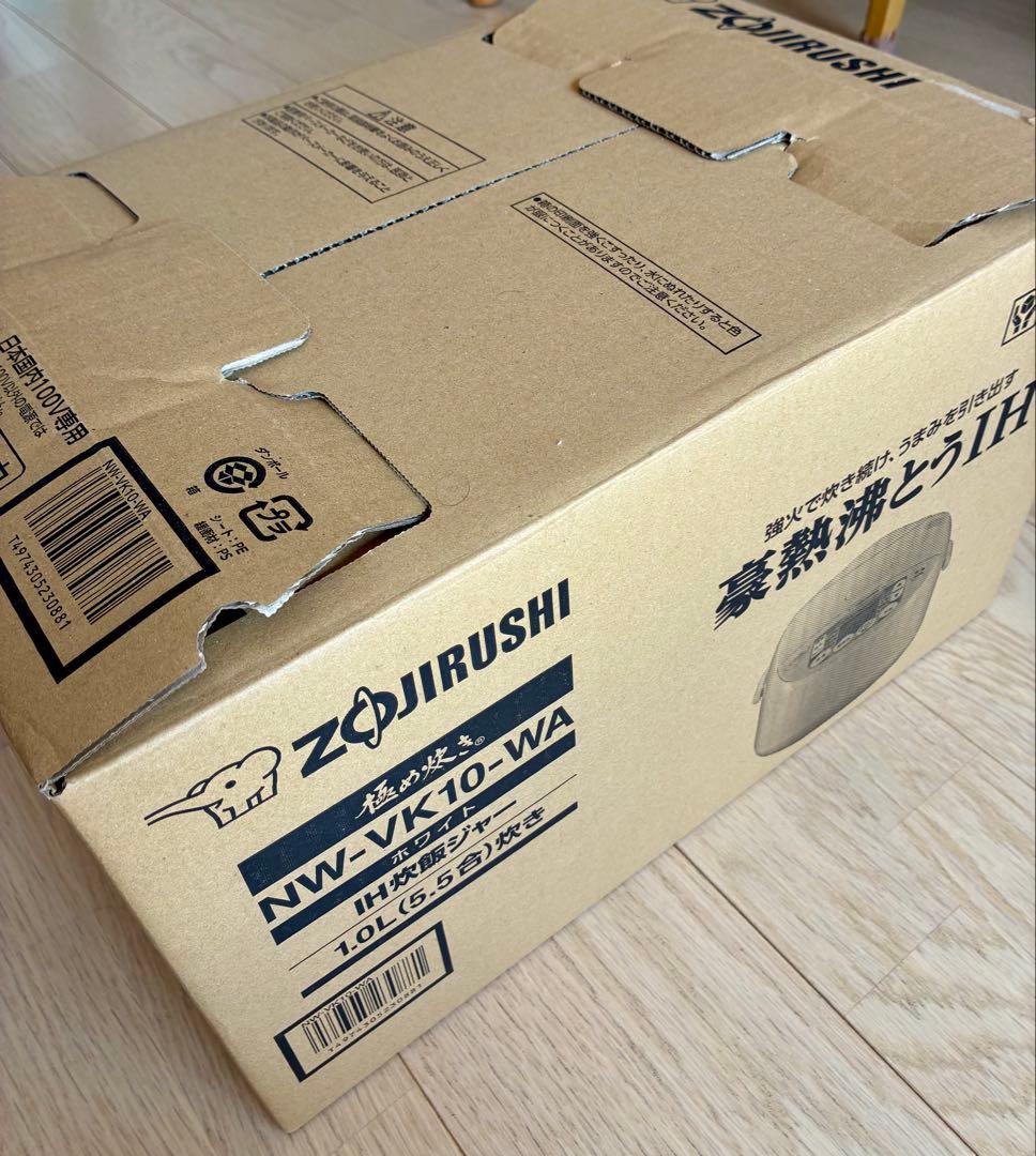 象印　IH炊飯ジャー　極め炊き　NW-VK10-WA